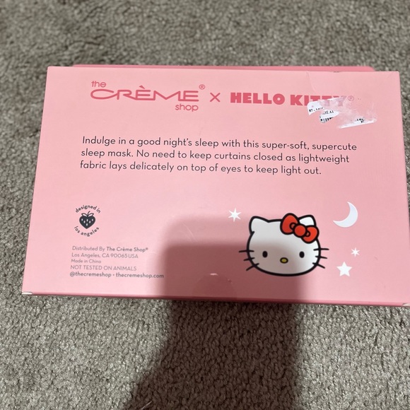 NWT crème shop hello kitty starry night silky sleep mask limited - Picture 3 of 3